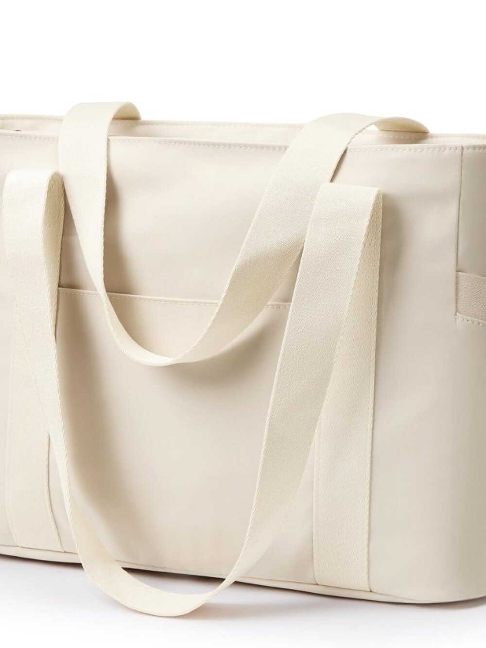 WLLWOO Large Tote Bag, 14” Laptop Work Travel Bag with Trolley Sleeve